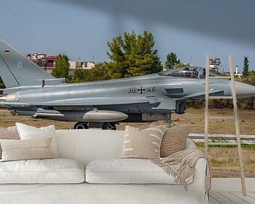Duitse Eurofighter Typhoon op visite in Griekenland.
