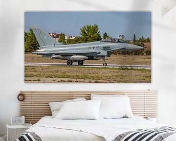 Deutscher Eurofighter Typhoon bei einem Besuch in Griechenland. von Jaap van den Berg