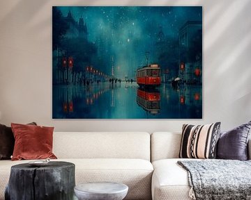 Novemberregen in der Stadt