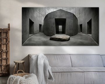 The immobile centre by Klaus Tesching - Art-AI