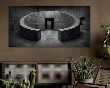 The incomplete circle by Klaus Tesching - Art-AI