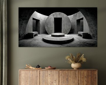 The stationary centre by Klaus Tesching - Art-AI