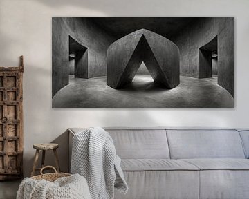 The divided core by Klaus Tesching - Art-AI