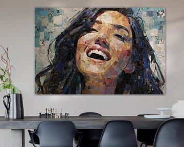 Abstract portrait artwork - Modern wall decoration by SPEQ ART
