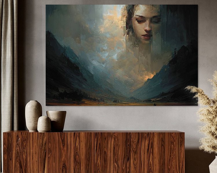 Example of the artwork in a room