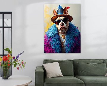 The pit bull by Jolique Arte