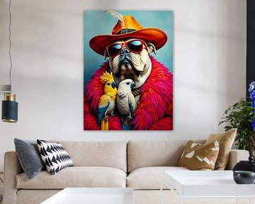 Bulldog by Jolique Arte