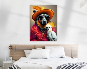 Shepherd dog by Jolique Arte