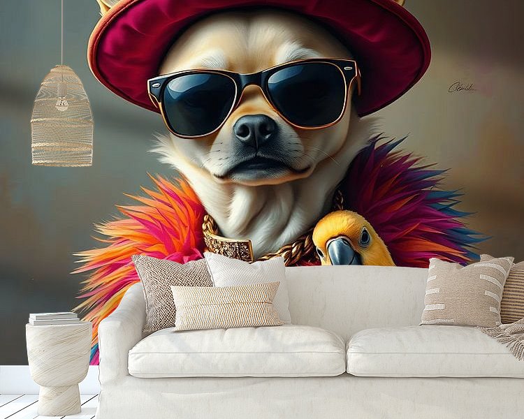 Example of the artwork in a room