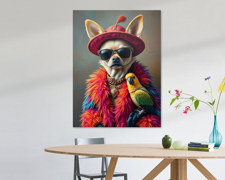 Example of the artwork in a room