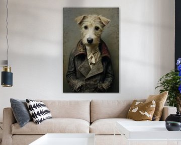 Dog portrait Old Masters - The Rebellious Reporter by Joriali Fine Art