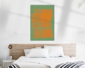 Abstrakte, minimalistische Formen in lebhaften Farben von Abstrakte minimalistische Kunst