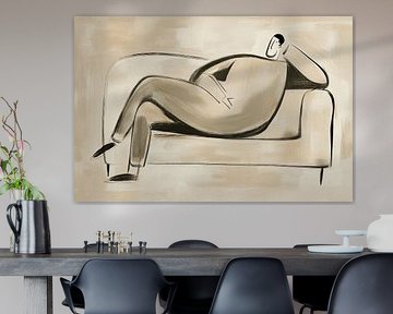 Bankaufhängung figurativ