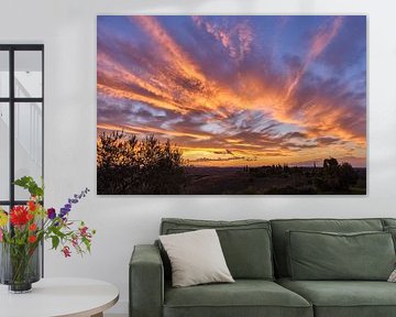 Sunset in Tuscany by Jan Kooreman