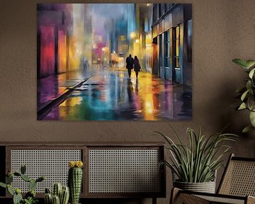 Urbaner Novemberregen