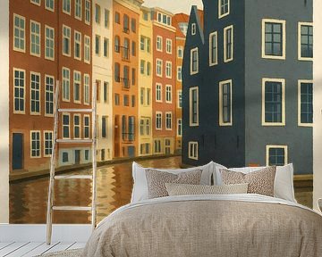 Amsterdam – Farbenfrohe Kanalarchitektur und urbaner Charme