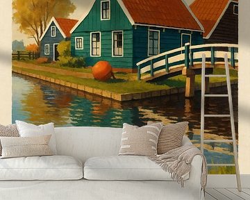 Zaanse Schans – Traditionelle Holzhäuser am Wasser