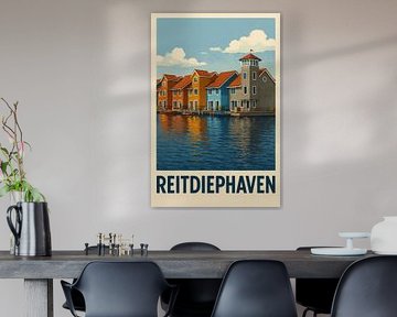 Reitdiephaven - Kleurrijke havenidylle in Groningen