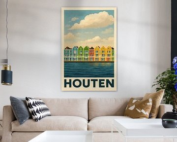 Houten - Kleurrijke architectuur aan het water