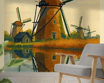 Kinderdijk – Windmühlenidylle am Wasser