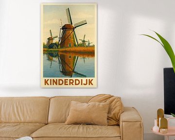 Kinderdijk - Windmolenidylle aan het water