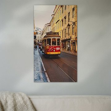 Lissabon Tram 28 door Kleurrijke Straten