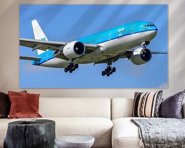 KLM-Passagierflugzeug Boeing 777-200. von Jaap van den Berg