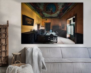 Abandoned Portuguese Living Room. by Roman Robroek - Photos of Abandoned Buildings