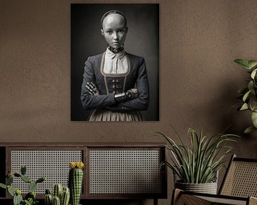 Le geste de l'assurance apprise sur Klaus Tesching - Art-AI