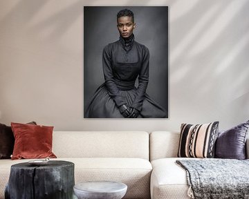 Grey posture by Klaus Tesching - Art-AI