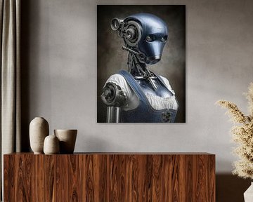 Mechanical serenity by Klaus Tesching - Art-AI