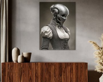 Profile of restraint by Klaus Tesching - Art-AI