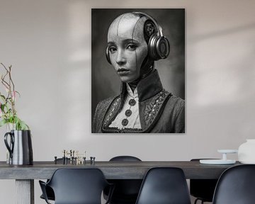 The calm behind the gaze by Klaus Tesching - Art-AI