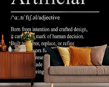 Example of the artwork in a room