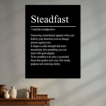 Steadfast Definition - Black