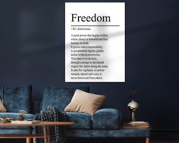 Freedom Definition - Blanc sur WordsThatInspire