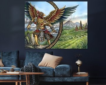Garuda Majestic Guardian of the Balinese Highlands by Petrus Jakub