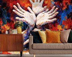 Example of the artwork in a room