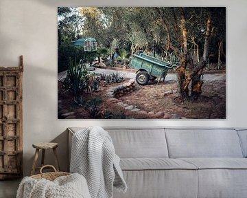 Stehen Sie still und schauen Sie