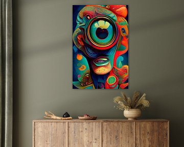 KI GOES ART - POP Art #3 von Nicole Holz