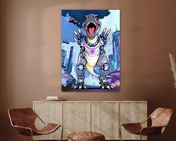 tirexs street city landscape by Rodiguez kenter