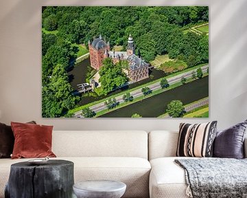 The Netherlands, Breukelen, Castle called Nyenrode along the river Vecht.