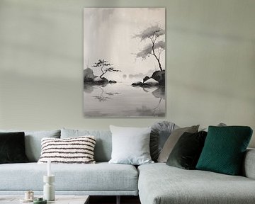 Zen-Wasserlandschaft von Giandra Safaraz