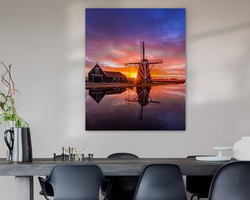 Mühle der Otter am Oterleek von peterheinspictures