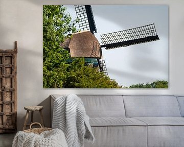 Polder mill, The Four Winds, Langereis, Hoogwoud by Arie Slotemaker