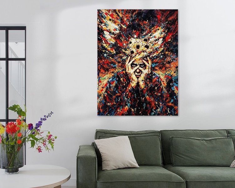 Example of the artwork in a room