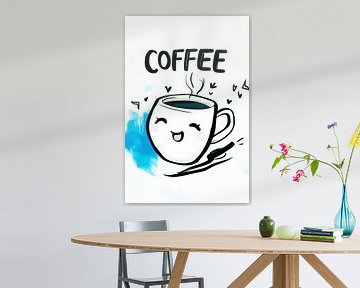 Coffee Makes Me Happy by Karina Brouwer