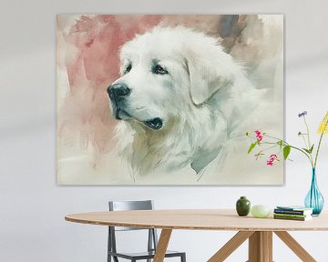 Portrait Chien de montagne des Pyrénées | Le chien le plus dur