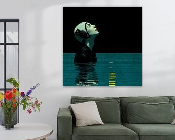 Die Eleganz des Wasserballs