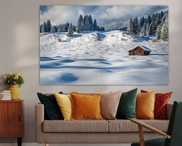 Winter landscape in Upper Bavaria by Achim Thomae Photography